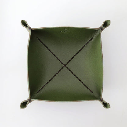 松葉” 革トレイ スクエア M KAKURA 【結婚式 引き出物 ギフト】