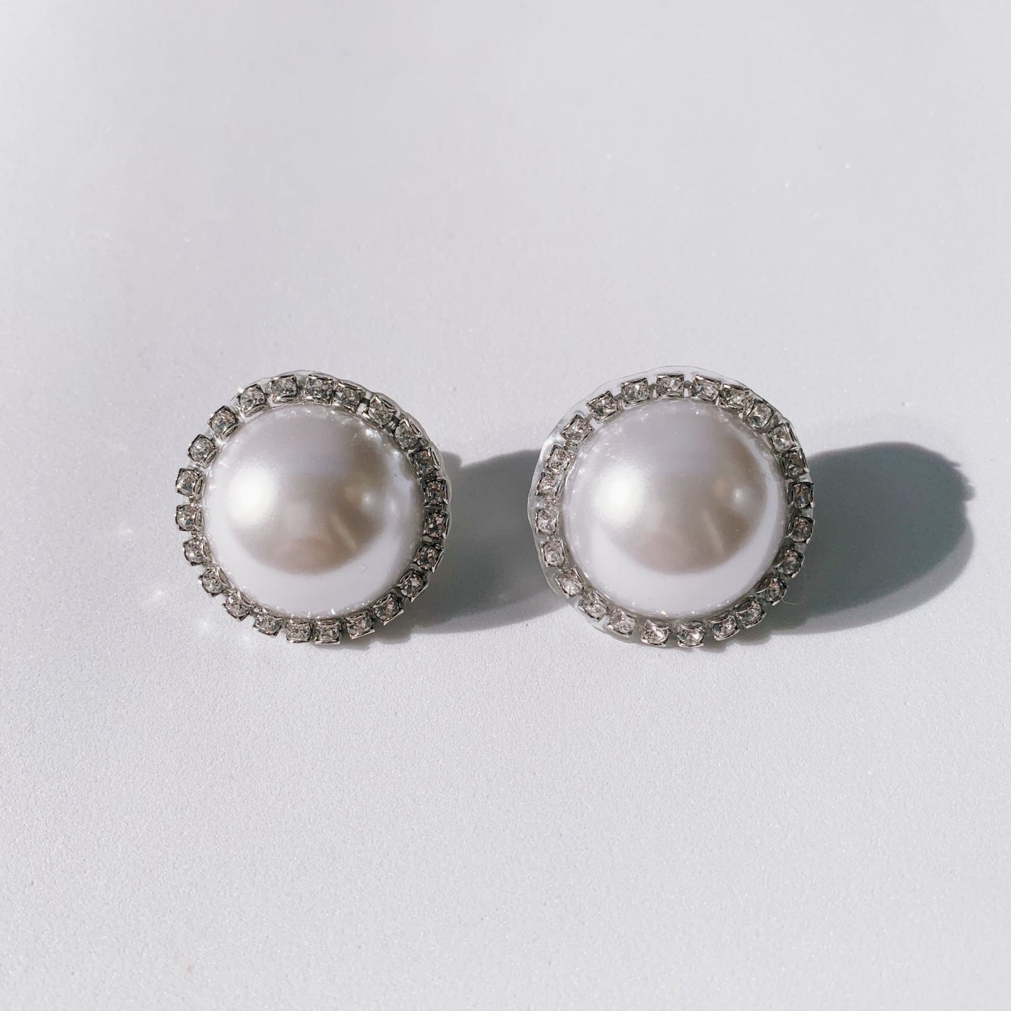 【ピアス】LittleRomance_Big Pearl Swarovskiピアス 【結婚式　ピアス　イヤリング】