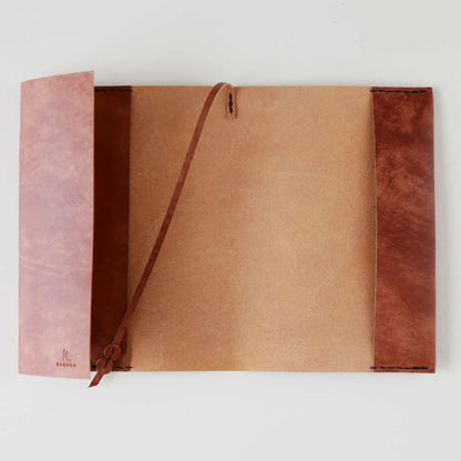 アンティークブラウン” レザーブックカバー bunko KAKURA 【結婚式 引き出物 ギフト】