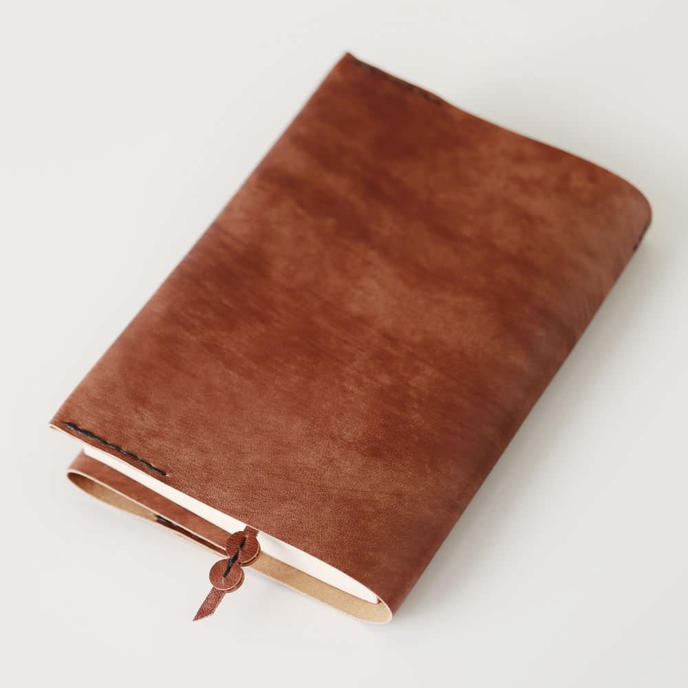 アンティークブラウン” レザーブックカバー bunko KAKURA 【結婚式 引き出物 ギフト】
