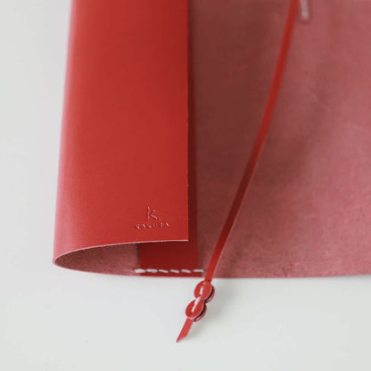 レッド” レザーブックカバー bunko KAKURA 【結婚式 引き出物 ギフト】