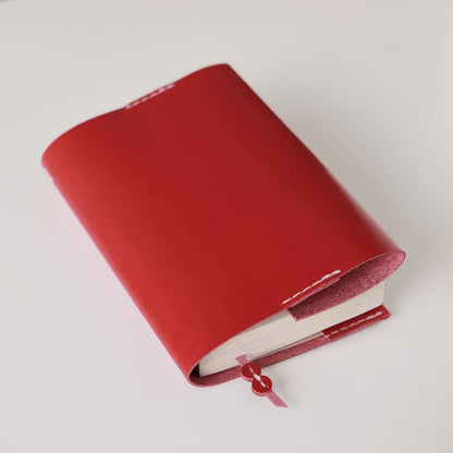 レッド” レザーブックカバー bunko KAKURA 【結婚式 引き出物 ギフト】