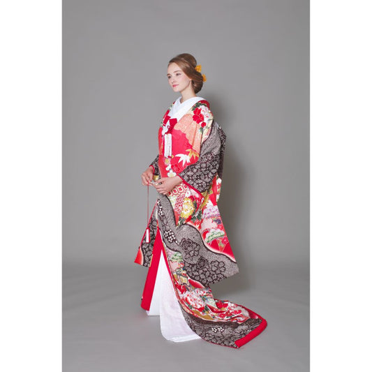 王朝優雅 【結婚式 和装 色打掛 レンタル】