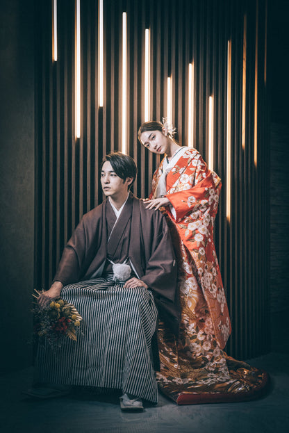 【スタジオ撮影】和装2着+24pアルバムプラン【結婚式 写真 フォトウェディング】