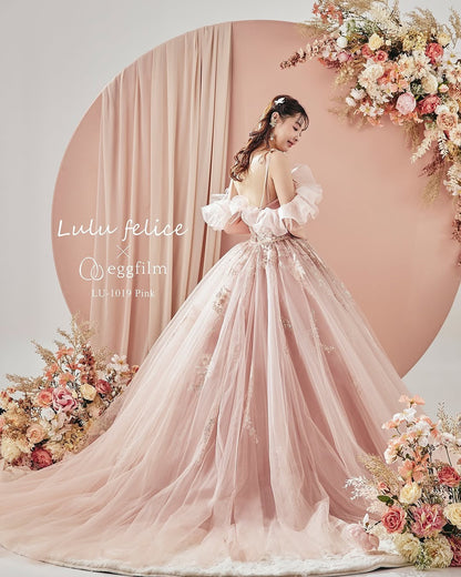 LU1019【結婚式 カラードレス レンタル】