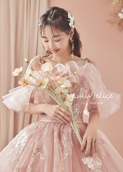 LU1019【結婚式 カラードレス レンタル】