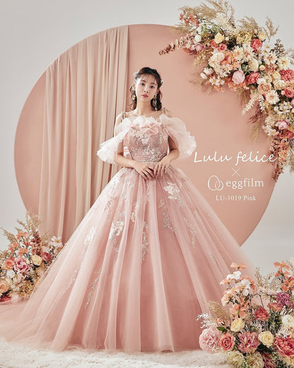 LU1019【結婚式 カラードレス レンタル】