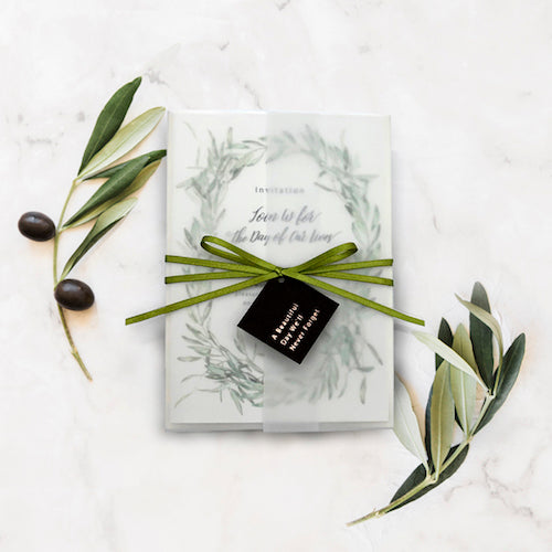 【結婚式 招待状】リーフ(手作りキット)【結婚式 ペーパー 招待状】