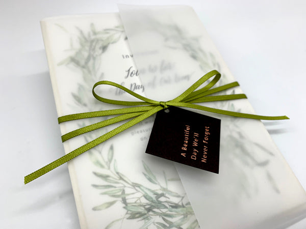 【結婚式 招待状】リーフ(手作りキット)【結婚式 ペーパー 招待状】