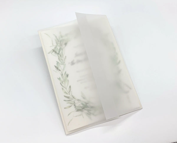 【結婚式 招待状】リーフ(手作りキット)【結婚式 ペーパー 招待状】