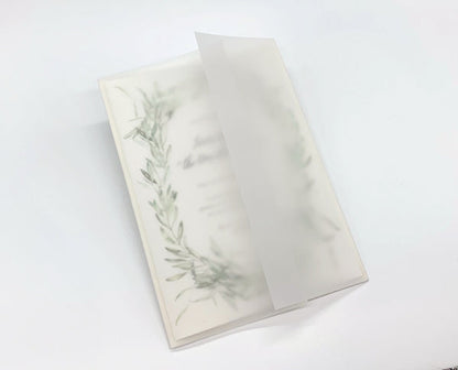 【結婚式 招待状】リーフ(印刷込み)【結婚式 ペーパー 招待状】