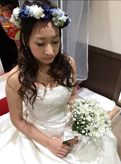 【洋装3着 リハ・アテンド付】Lillyブライダルヘアメイク 披露宴・1.5次会プラン 【結婚式 ヘアメイク 新郎 新婦】