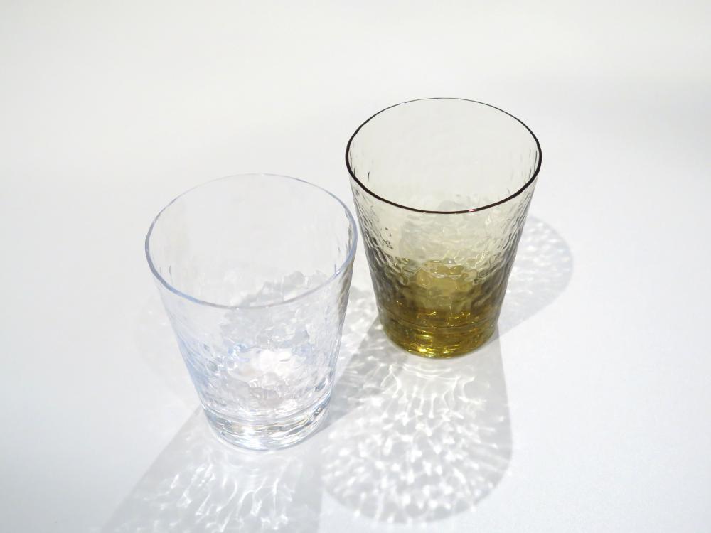 ディンプル グラスペア(クリアー・タン) 【結婚式 ギフト 引き出物 食器類】