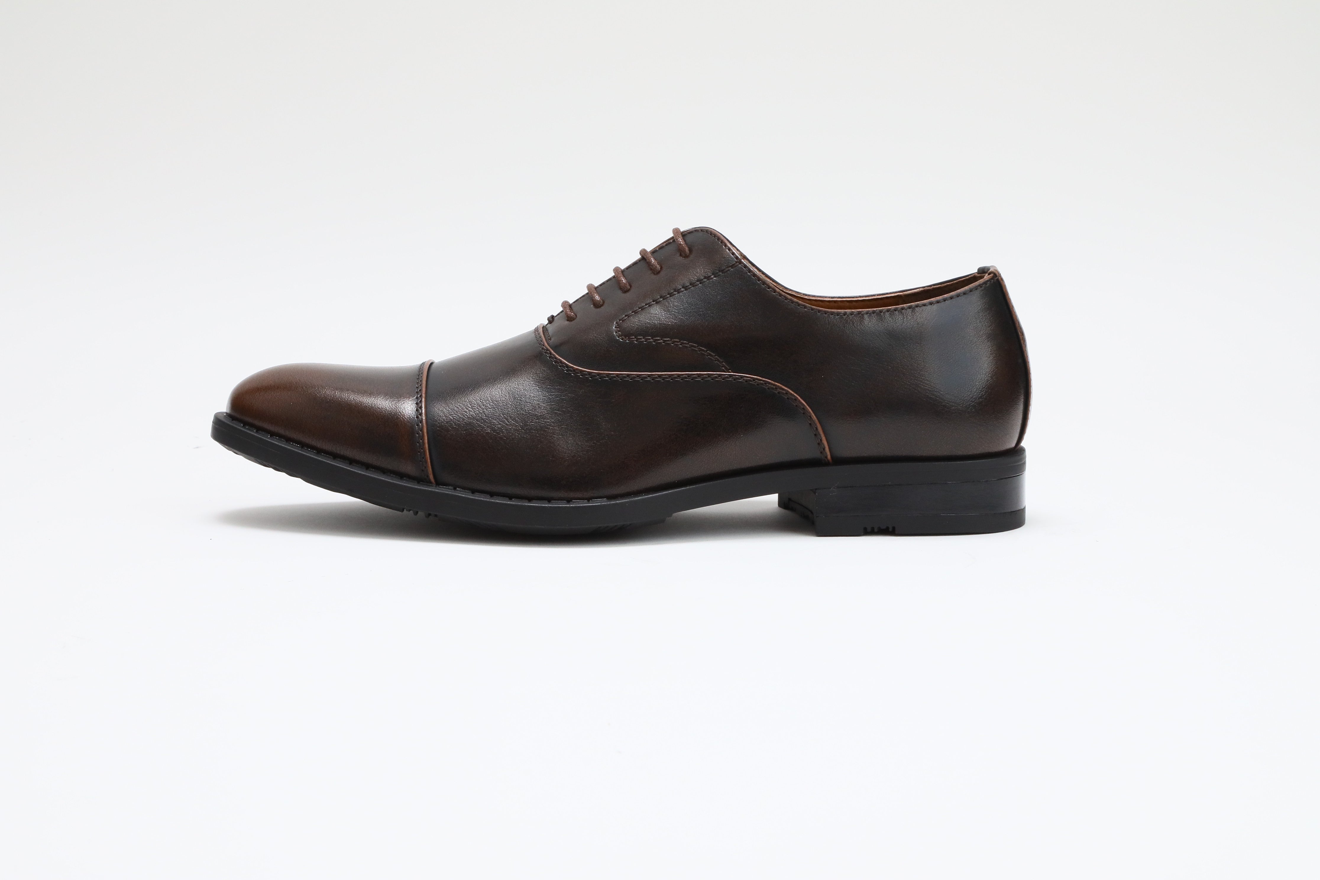 ストレートチップ/3cmヒール/ダークブラウン【結婚式 メンズ シューズ