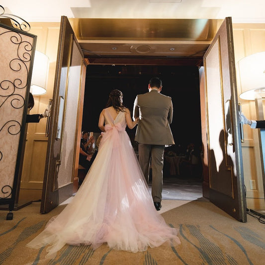 7色チュールのボリュームドレス 【ウェディングドレス オーダーメイド】