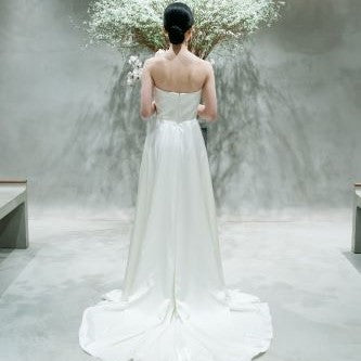 とろみサテンの3wayドレス 【ウェディングドレス オーダーメイド】