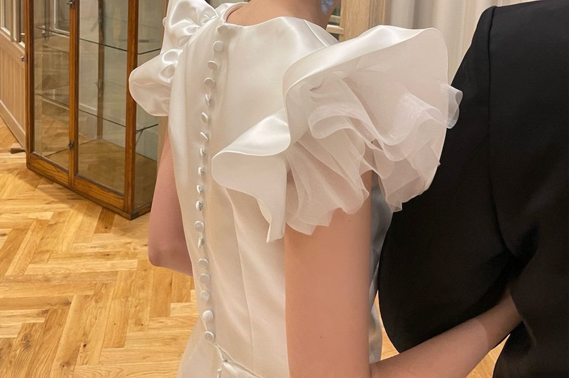 サラレメフリルドレス 【ウェディングドレス オーダーメイド】