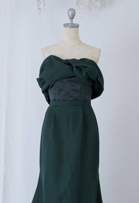 サイズ/カラー選べる【 ソフトマーメイドセパレート ドレス】 【結婚式 カラードレス オーダーメイド】