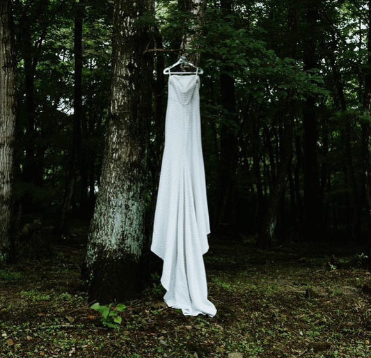 ツイードマーメイドドレス 【ウェディングドレス オーダーメイド】