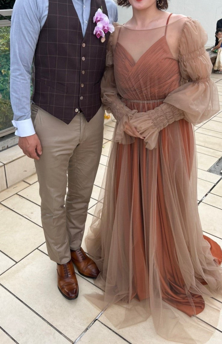 かわいいペットおそろいドレス 【結婚式 カラードレス】