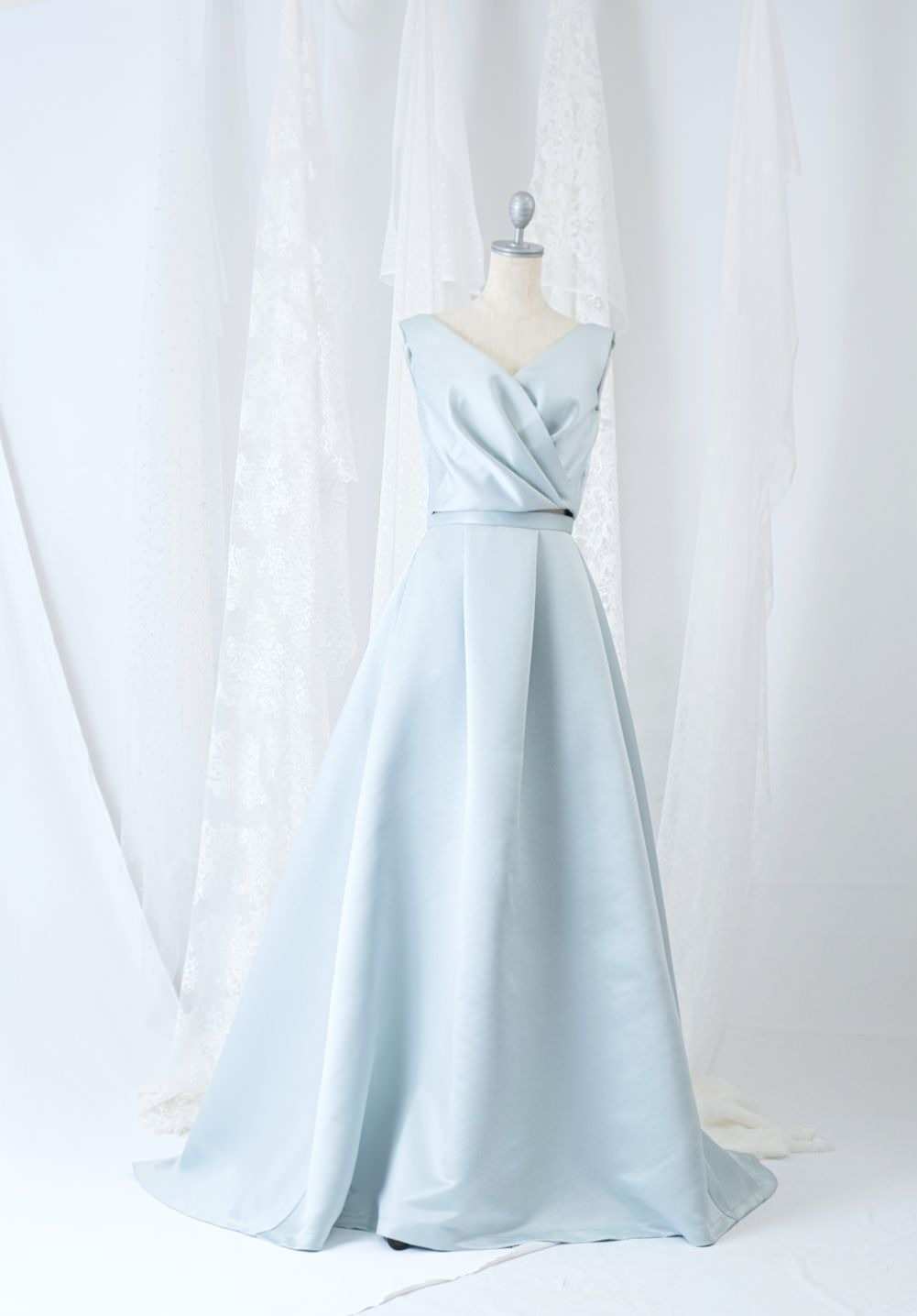 サイズ/カラー 選べる!【 Vネック セパレートドレス】 【結婚式 カラードレス オーダーメイド】