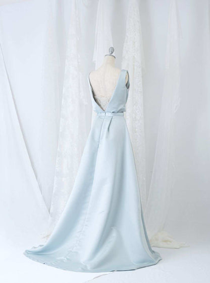 サイズ/カラー 選べる!【 Vネック セパレートドレス】 【結婚式 カラードレス オーダーメイド】