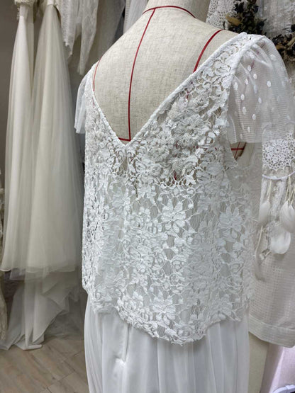 2way半袖レースボレロ 【結婚式 ドレス小物 オーダーメイド】