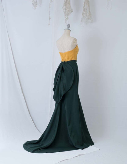 サイズ/カラー 選べる!!【 バイカラー セパレート ドレス 】 【結婚式 ドレス小物】