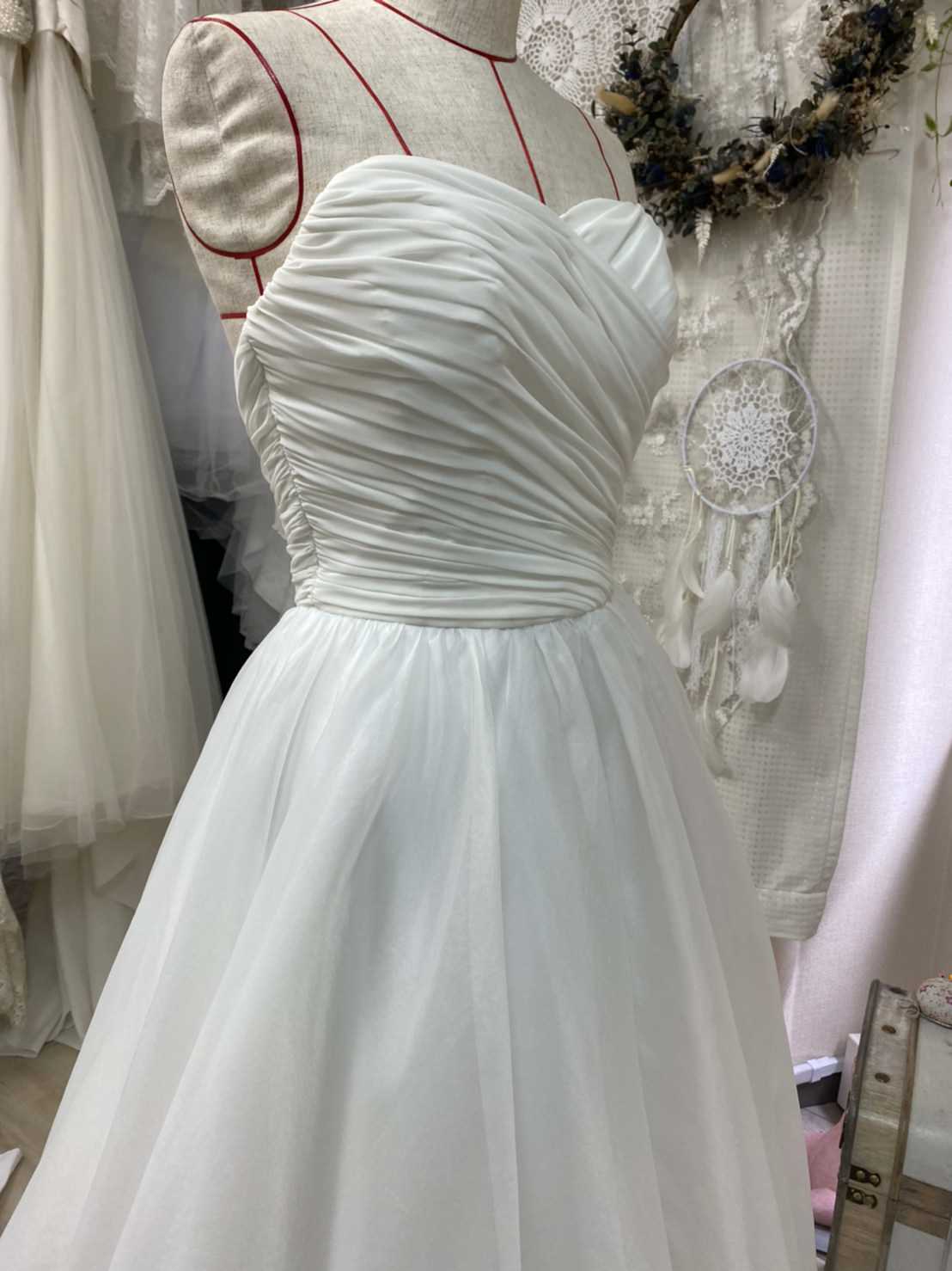 ウェディングドレス　オーダーメイド NOA0065_offwhite 【ウェディングドレス オーダーメイド