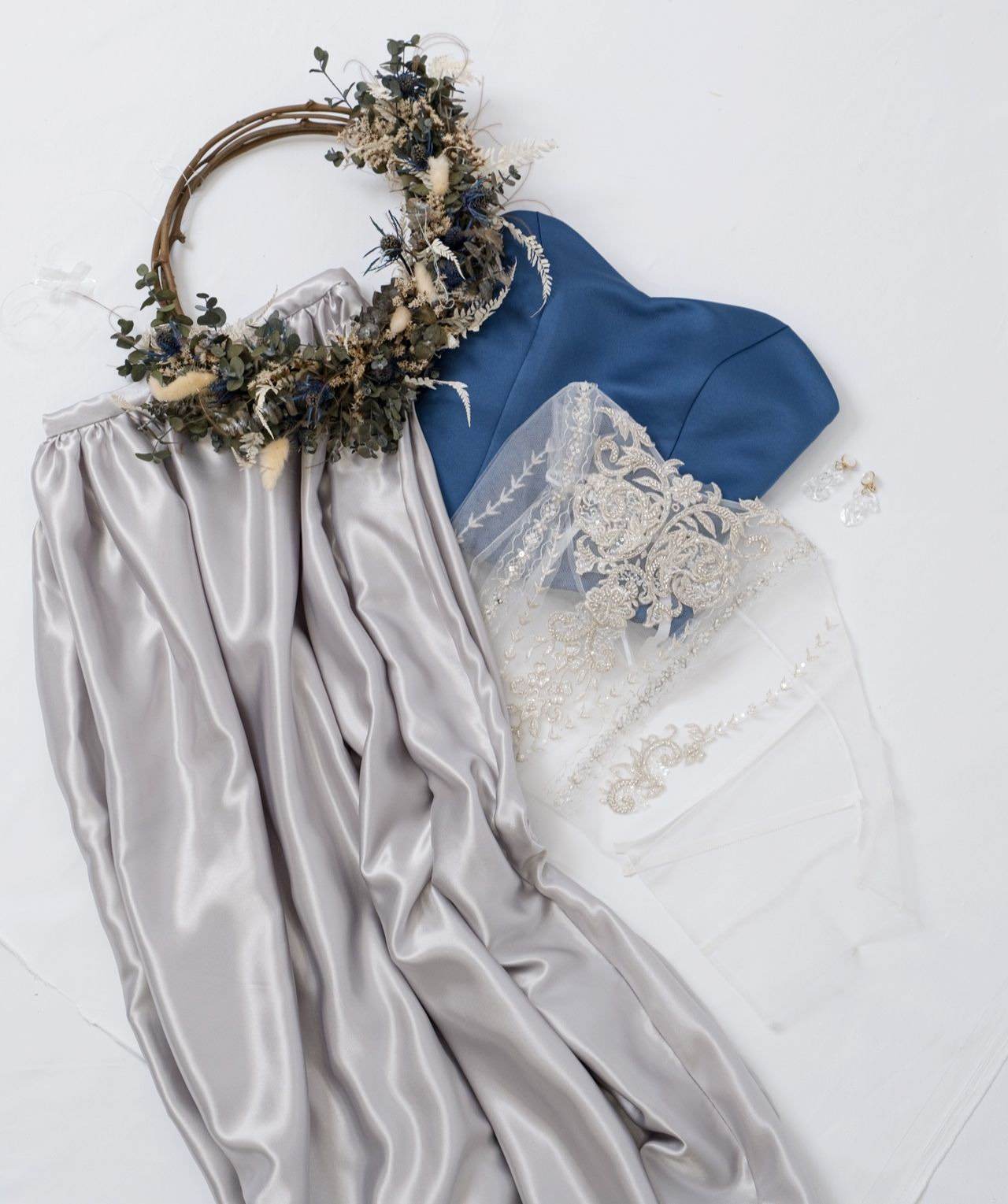 サイズ/レース 選べる!!【 オーバービスチェ 】 【結婚式 ドレス小物 オーダーメイド】