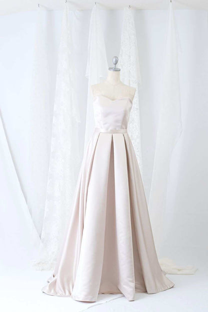 サイズ/カラー 選べる!【 タックスカート セパレート ドレス 】 【結婚式 カラードレス オーダーメイド】