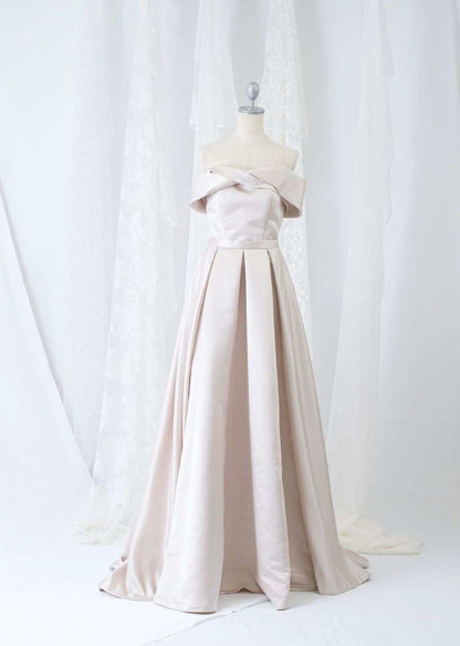 サイズ/カラー 選べる!【 タックスカート セパレート ドレス 】 【結婚式 カラードレス オーダーメイド】