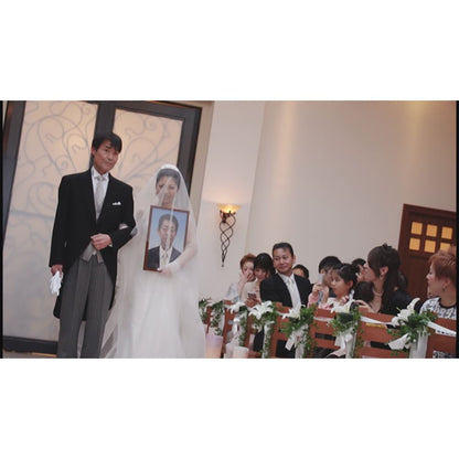 【記録映像】(平日限定)ダイジェストムービー(DVD1セットで納品) 【結婚式 ムービー 当日記録】