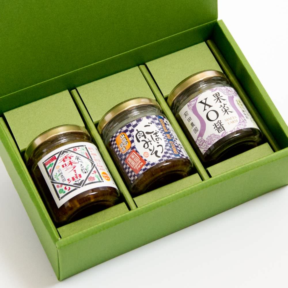 ご飯のおとも3本セット 【結婚式 ギフト 調味料】