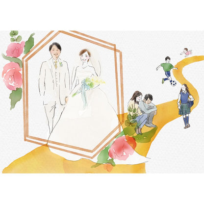 ご家族・ご両親に贈るオリジナル絵本『MOOVED BOOK』 【結婚式 ギフト 両親プレゼント フォトフレーム】