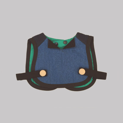 【よだれかけ ママ友 贈り物】子供スタイ ブルー 【結婚式 ギフト 内祝い 結婚祝い 出産祝い】