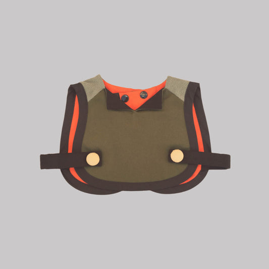 【よだれかけ ママ友 贈り物】子供スタイ カーキ 【結婚式 ギフト 内祝い 結婚祝い 出産祝い】