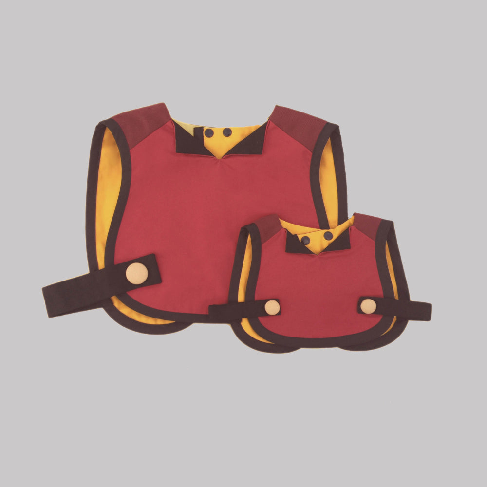 【よだれかけ ママ友 贈り物】親子スタイ レッド 【結婚式 ギフト 内祝い 結婚祝い 出産祝い】