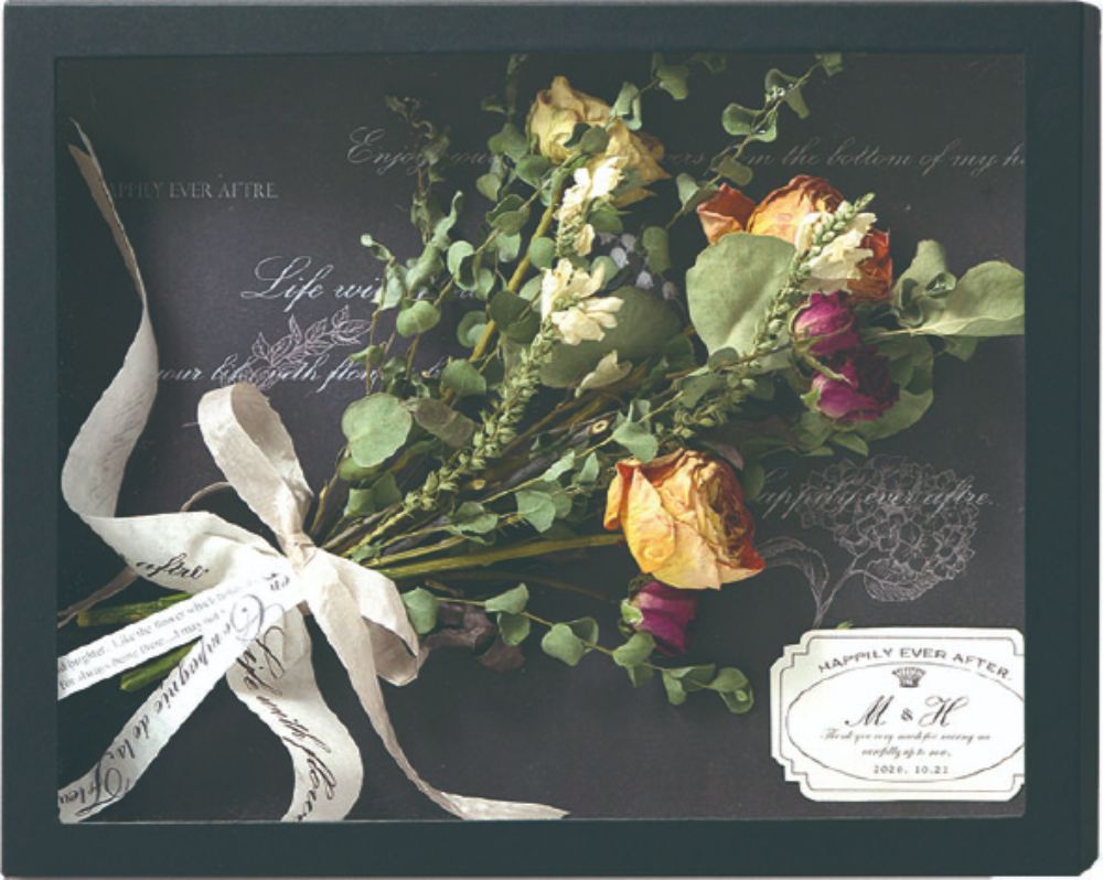 【ブーケ保存】ペーパーボックス 【結婚式 フラワー ブーケ保存 アフターブーケ】