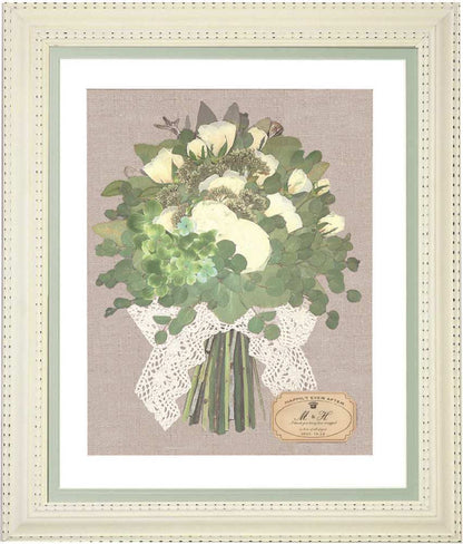 【ブーケ保存】アンティーククリーム 【結婚式 フラワー ブーケ保存 アフターブーケ】