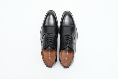 ストレートチップ/3cmヒール/ブラック【結婚式 メンズ シューズ】