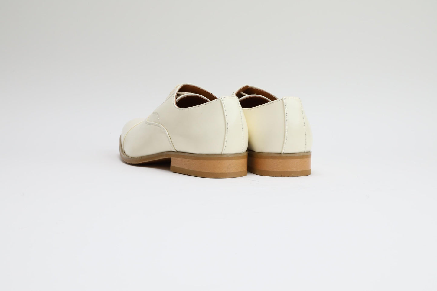 ストレートチップ/3cmヒール/オフホワイト【結婚式 メンズ シューズ】