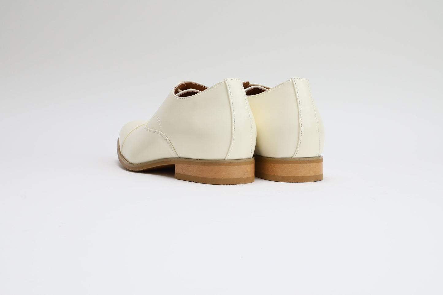 ストレートチップ/7cmヒールシークレット/オフホワイト【結婚式 メンズ シューズ】