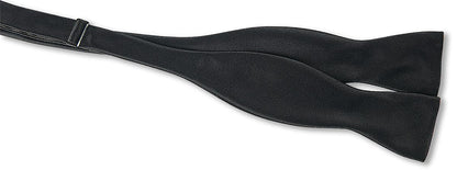 高級素材 拝絹地 使用 手結び 蝶ネクタイ ブラック 【結婚式 蝶ネクタイ】