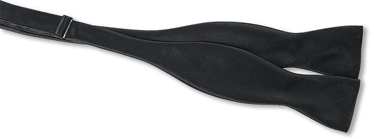 高級素材 拝絹地 使用 手結び 蝶ネクタイ ブラック 【結婚式 蝶ネクタイ】