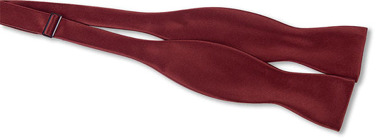 高級素材 拝絹地 使用 手結び 蝶ネクタイ ワイン 【結婚式 蝶ネクタイ】