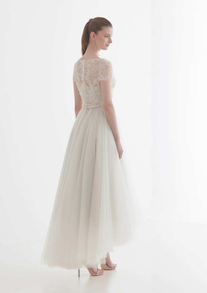 Aライン サテン LATELIER MARIAGE 20683 【ウェディングドレス レンタル】