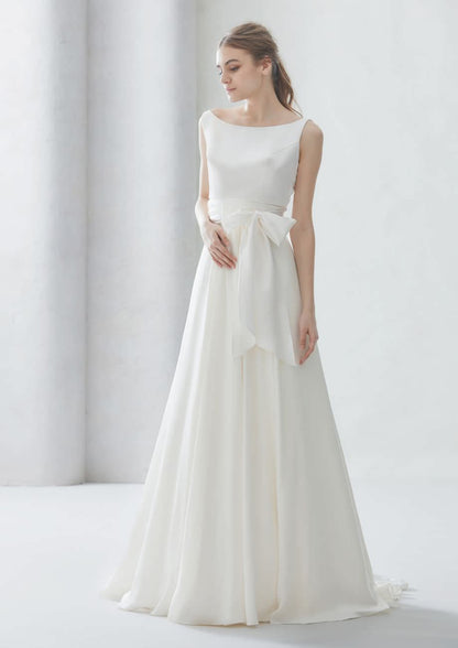 Aライン フォトジェニック LATELIER MARIAGE 20677 【ウェディングドレス レンタル】