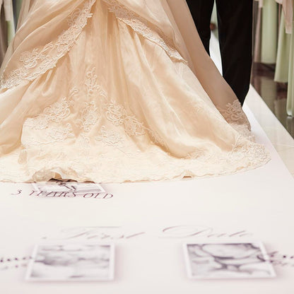 メッセージバージンロード(ヒストリー)10m 【結婚式 挙式 披露宴 演出グッズ オーダーメイド】