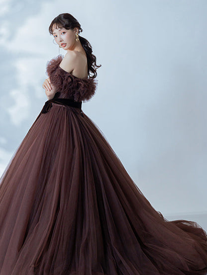 NOA0058_brown【カラードレス オーダーメイド】